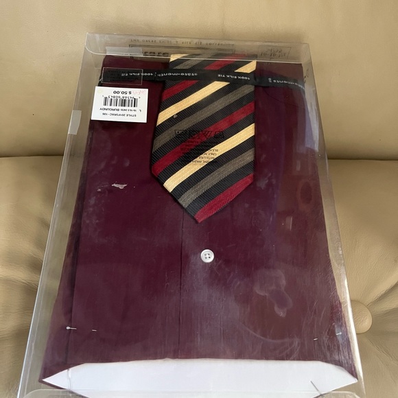 NIB Mens State•Ments dress shirt and tie. - Picture 6 of 11